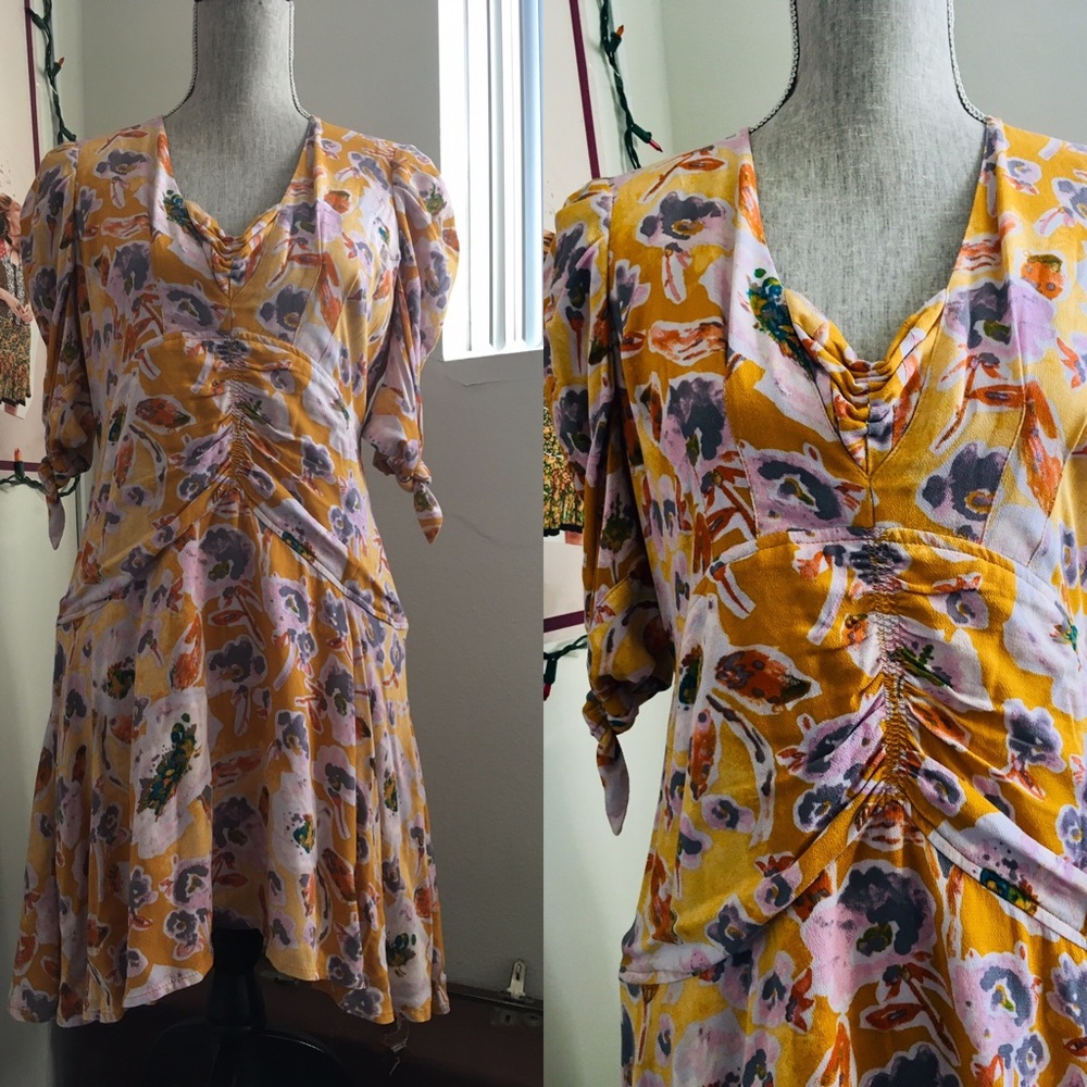 Free People vintage vibe mini dress